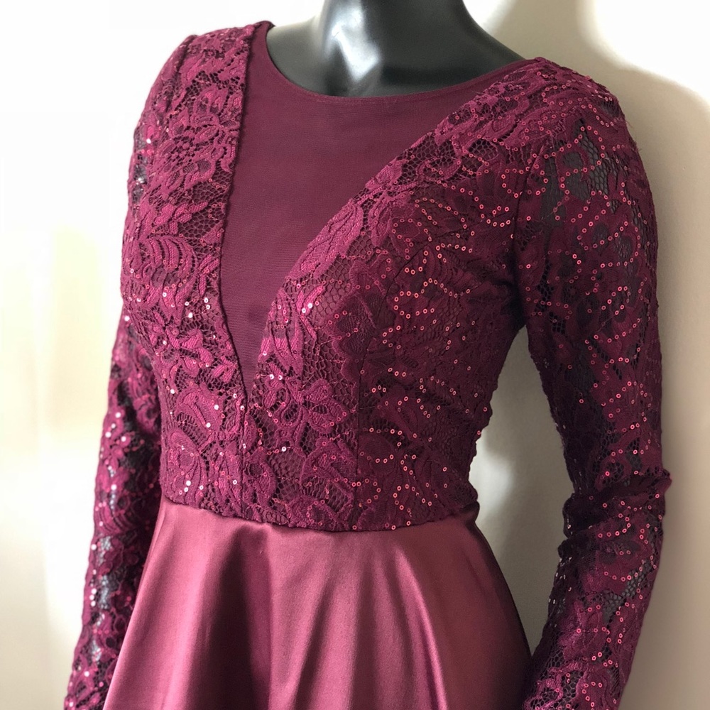 Maroon Homecoming dress!